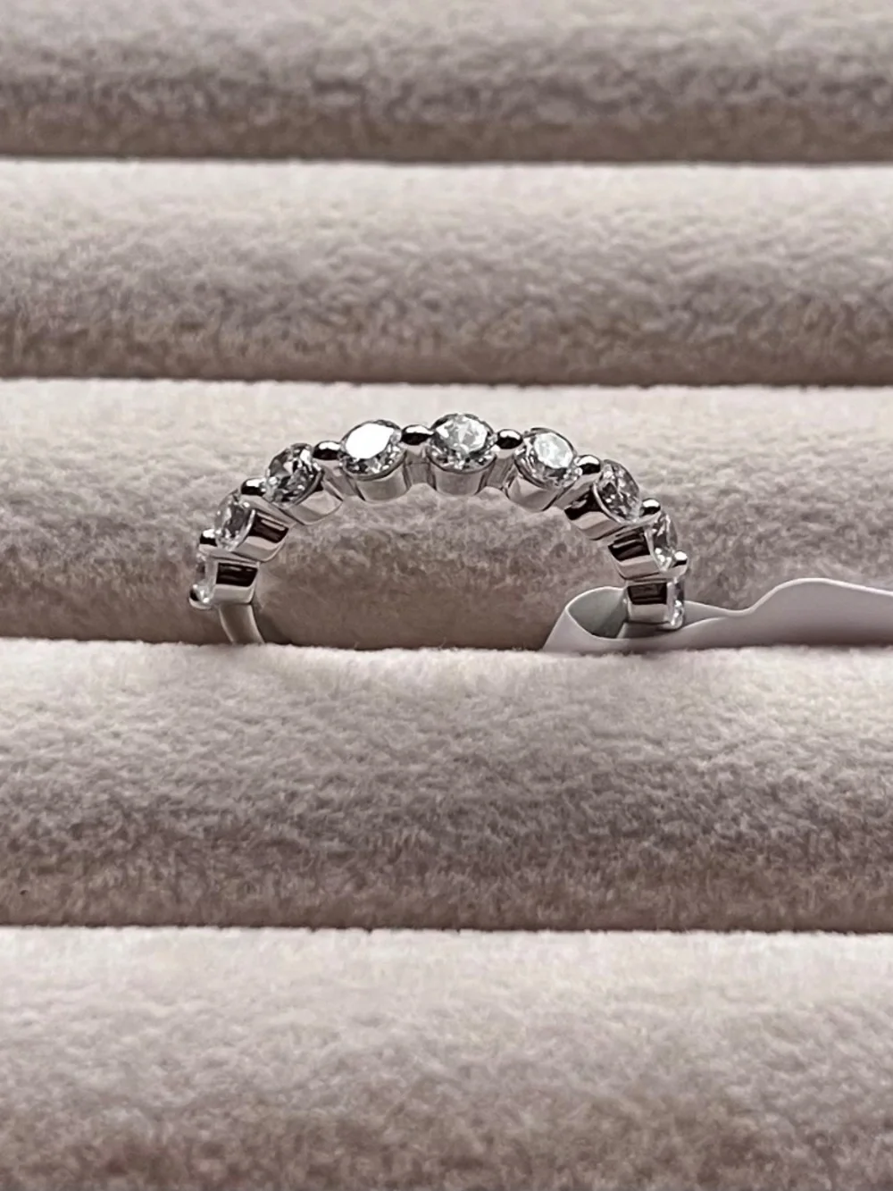 R119 | 925 Sterling Silver Half Eternity Band